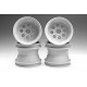 Mini Z MONSTER MAD FORCE WHITE WHEEL SET MMH01