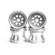 Mini Z MONSTER MAD FORCE SILVER WHEEL MMH01AM