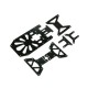 3 RACING TEAM LOSI MINI LST GRAPHITE CHASSIS SET
