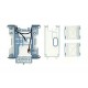 SKELETON CHASSIS SET(CLEAR BLUE)