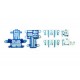 SKELETON SERVO CASE SET(CLEAR BLUE)