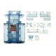 SKELETON CHASSIS SET(CLEAR BLUE) MR-02