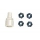 COLOR NYLON NUT BLUE MZW13BL