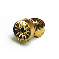 SQUARE Alu Mini-Z Wheel off set 1.5 Gold Narrow NAG-115