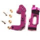 HOT RACING HPI NITRO RS4 MT2 4WD PURPLE ALLOY C HUB