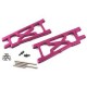 HOT RACING HPI NITRO RS4 MT2 4WD PURPLE ALLOY REAR ARM SET