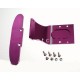 HPI RS4 NITRO MT PURPLE ALLOY SKID PLATE AND BUMPER NMT4003
