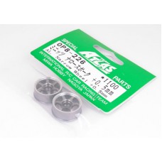 Mini-Z Wheel 2WD (N) +0.5mm offset Sp. (Chrome) OP8-226