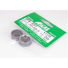 Mini-Z Wheel 2WD (N) +1.0mm offset Sp. (Chrome) OP8-227