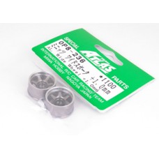 Mini-Z Wheel 2WD (W) +1.0mm offset Sp. (Chrome) OP8-236
