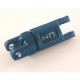 HOT RACING TRAXXAS REVO BLUE ALLOY CENTER ONE WAY SET
