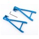 HOT RACING TRAXXAS REVO BLUE FRONT LOWER ARM