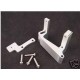 HOT RACING TRAXXAS REVO SILVER ALLOY BIG BLOCK ENGINE MOUNT