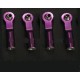 HOT RACING HPI SAVAGE 7075 ALLOY REVERSE THREAD TIE ROD ENDS