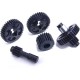 XR10 Lt Wt CNC Hard Steel Gear set SAXR1000T