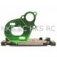 HOT RACING AXIAL AX10 Green Heat sink Motor plate