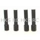 HOT RACING AXIAL AX10 Hollow Li wt Alum.Black Body post
