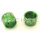 HOT RACING AXIAL AX10 Green Driveshaft Rings retainers
