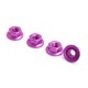Aluminum Lock Nut 4mm (PURPLE) SPR025-NUPU