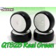 1/10 QTS28 TC pre-glued tires set Real Green(4) SQT-28PUS