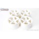 Sweep Minis Wheels only, 5 Spoke Type-A white (4) SW0001