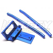 INTEGY TRAXXAS JATO BLUE ALLOY FRONT BUMPER
