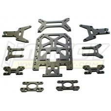INTEGY TEAM LOSI MINI LST EVO-X GRAPHITE CONVERSION SET