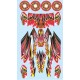 2WD Buggy Red Sticker TC0825