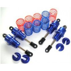 TRF TT01 TL01 M03 BLUE ALLOY 55-60MM SHOCK SET TD15506