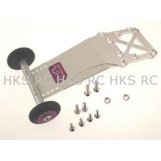 HOT RACING PURPLE ALLOY WHEELIE BAR