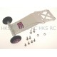 HOT RACING PURPLE ALLOY WHEELIE BAR