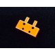 Micro-T Alu. Front Pivot Block (Orange)