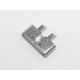 Micro-T Alu. Front Pivot Block (Silver)