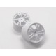 Micro-T A.W. Tire Rim Set (Rear) (White)