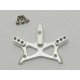Micro-T Front Shock Tower (Silver)