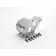 Micro-T Heat Sink Motor Mount - Silver