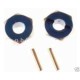 TRAXXAS Nitro Rustler Alum. 12mm blue wheel hub TN1010A