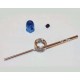 Blue exhaust mount w/wire