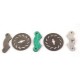 HOT RACING TRAXXAS REVO TITANIUM TWIN TWISTER BRAKE SILVER