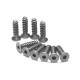 Titanium 1.5mm Flat Head Screw 2.6x10 10pcs TS-022