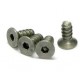 Titanium Screw 1.5mm Flat Head 2.6x4 10pcs
