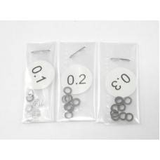 3 x 5mm Shims 0.1/0.2/0.3 (10 Each) TS-044
