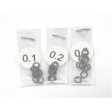 4 x 6mm shims 0.1/0.2/0.3 x 10/each TS-045