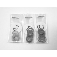 8 x 10mm shims 0.1/0.2/0.3 x 10/each TS-049