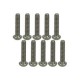 M3 x 14 Titanium Button Head Hex Socket - Machine (10 Pcs) TS-BS