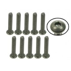 M3 x 16 Titanium Button Head Hex Socket TS-BSM316M