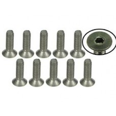 M3 x 10 Titanium Flat Head Hex Socket Machine TS-FSM310M