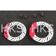 HPI RACING CUP RACER Brake disc Red caliper (2) TTS3902