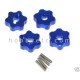 TRAXXAS 1/16 E-Revo Blue 6061 SPLINED WHEEL HUB VXS1006