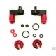 Traxxas 1/16 E-Revo or Slash Red reservoir shock upgrade kit VXS